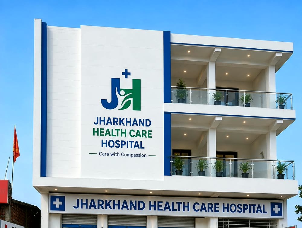 Hospital front, Medininagar